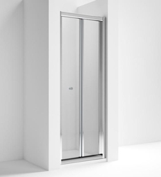 Nuie Rene Chrome Bi-Fold Shower Door Enclosures 6mm Glass