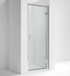 Nuie Rene Chrome Hinged Shower Door Enclosures 6mm Glass