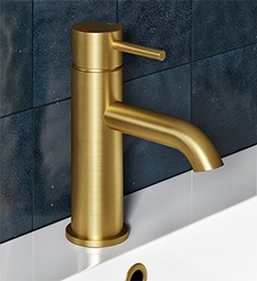 Oslo Brushed Brass Bathroom Tap Range