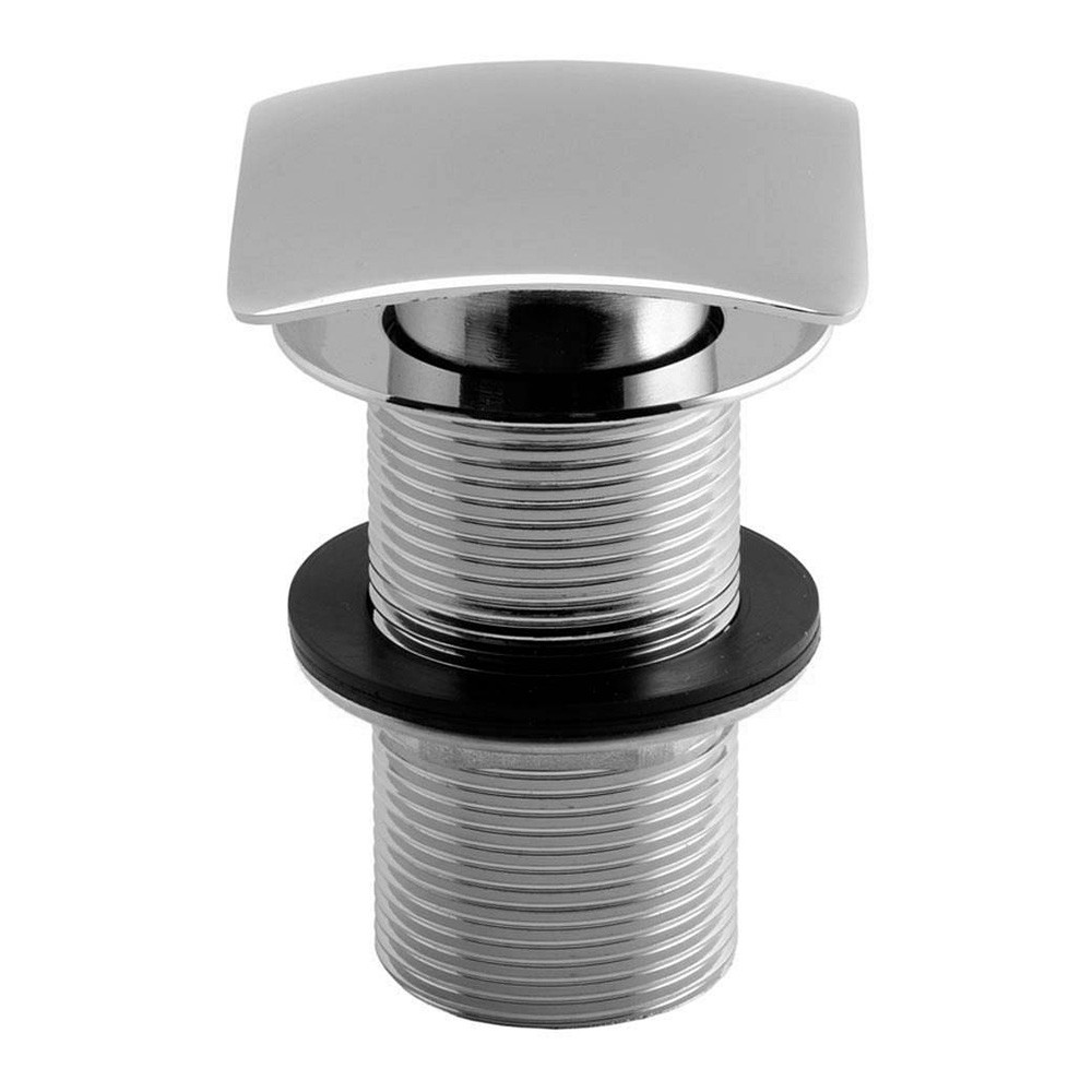 Chrome Square Pop Up Basin Waste Unslotted BW7C Bathroom House