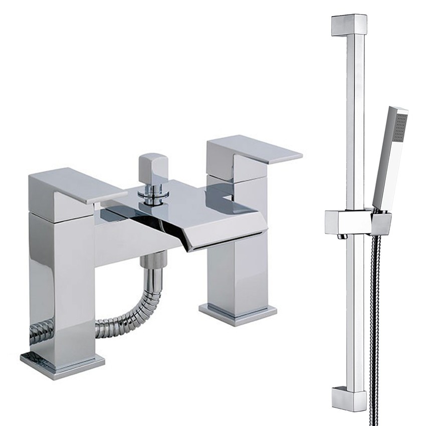 Tribeca Bath Shower Mixer Tap & Rail Kit WBT23+SRK02 Bathroom House