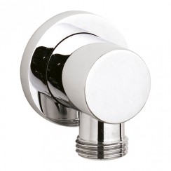 Nuie Minimalist Brass Shower Outlet Elbow - Chrome - A3275-CO-1