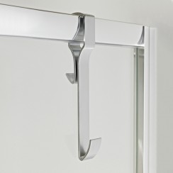 Nuie Hook For Framed Shower Enclosure - Polished Chrome  - ACC004-LS-1