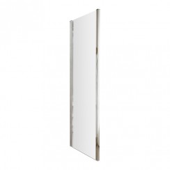 Nuie Pacific Shower Enclosure Side Panel with Polished Chrome Profile 1850mm H x 800mm W x 6mm Glass  - AQFSP80-CO-1