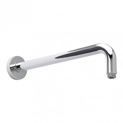 Hudson Reed Round Wall Mounted Shower Arm 345mm - Chrome ARM01-CO-1