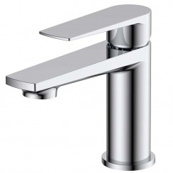 Bailey Chrome Deck Mounted Mono Basin Mixer Tap - Modern Rounded Design - MBT132C