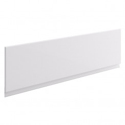 Nuie High Gloss White MDF 1600mm Bath Front Panel & Plinth