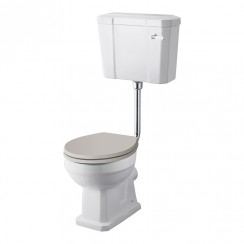 Old London by Hudson Reed Richmond Low Level Toilet, Cistern & Flush Pipe Kit- CCR022-CO-1