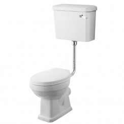 Carlton Low Level Pan, Cistern & Flush Pipe Kit 