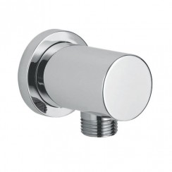 Chrome Round Shower Wall Outlet Elbow - SOE2C