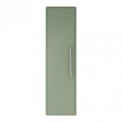 Hudson Reed Solar 350mm Wall Hung Tall Storage Unit - Fern Green - CUR862-CO-1