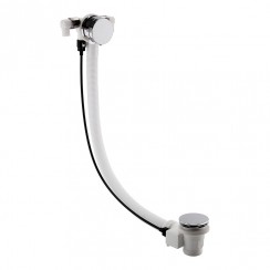Nuie Freeflow Bath Filler with Pop Up Waste and Overflow - Chrome - E358-CO-1