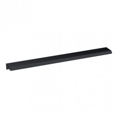 Hudson Reed 150mm Finger Pull Furniture Handle - Matt Black-H224-CO-1