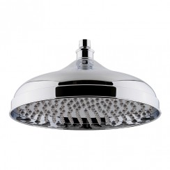 Old London by Hudson Reed 12” Apron Fixed Traditional Shower Head 300mm Diameter - Chrome HEAD16-CO-1