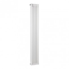 Old London by Hudson Reed Colosseum Vertical Triple Column Traditional Radiator 1800mm H x 287mm W - Gloss White HX311-CO-1