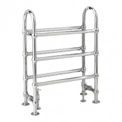 Old London by Hudson Reed Adelaide Traditional Heated Towel Rail 778mm H x 685mm W - Chrome LDR009-CO-1
