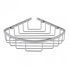Old London by Hudson Reed Traditional Deep Corner Single Tier Shower Basket - Chrome LL306-CO-1