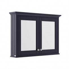 Old London Twilight Blue Traditional 1050mm Mirror Cabinet