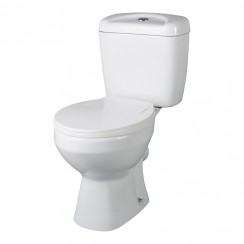 Nuie Melbourne Close Coupled Toilet & Standard Seat - NCS150-CO-1