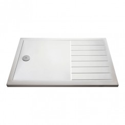 Hudson Reed Rectangular  Walk-In Shower Tray 1700mm x 700mm x 40mm - Gloss White - NTP1770-CO-1