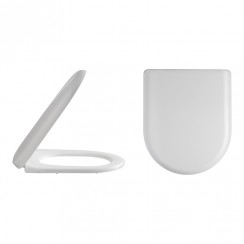 Nuie Luxury Soft Close Top Fix Toilet Seat - White - NTS004-CO-1