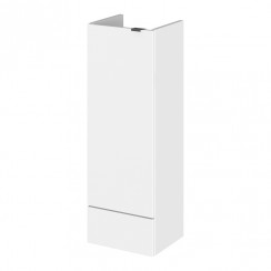 Hudson Reed Fusion 300mm 1-Door Base Unit - Slimline - Gloss White-OFF181-CO-1