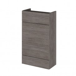 Hudson Reed 500mm Compact Toilet Unit In Grey Avola