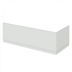 1800mm Gloss Grey Mist Front Bath Panel and Plinth