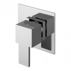 Nuie Sanford Square Concealed Stop Tap Shower Valve - Chrome - SANST10-CO-1