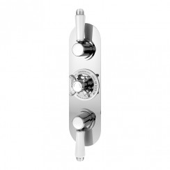 Nuie Selby Triple Handle Thermostatic Concealed Shower Valve with diverter 3 Outlet - Chrome  - SELTR03-CO-1