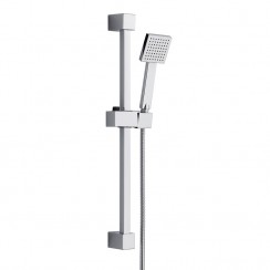 SRK012 - Chrome Modern Round Shower Slider Rail Kit - Bathroom-house - CO-1
