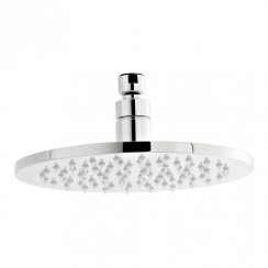 Nuie LED Round Fixed Shower Head 200mm Diameter - Chrome - STY069-CO-1