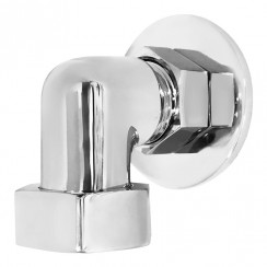 Old London by Hudson Reed Back to Wall Shower Elbow - Chrome VQE001-CO-1