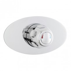 Nuie Concealed Sequential  Thermostatic Shower Valve - Chrome - VSQ3-CO-1