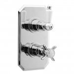 Nuie Edwardian Twin Thermostatic Concealed Shower Valve