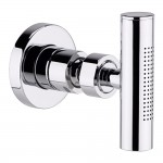 Hudson Reed Minimalist Round Body Jet with Swivel Joint 70mm - Chrome