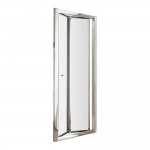 Nuie Pacific Bi-Fold Shower Door with Polished Chrome Profile 1850mm H x 1100mm W x 4mm Glass