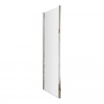 Nuie Pacific Shower Enclosure Side Panel with Polished Chrome Profile 1850mm H x 1000mm W x 6mm Glass