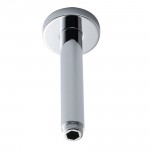 Hudson Reed Round Chrome Ceiling Arm 150mm