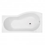Nuie B-Shape Shower Bath Left Hand 1500 x 900mm