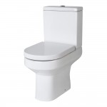 Nuie Harmony Semi Flush to Wall Close Coupled Toilet