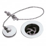 Nuie Basin Waste with Plug & Ball Chain - Slotted