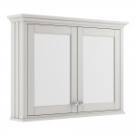 Old London by Hudson Reed 1050mm Bathroom Mirror Cabinet - Timeless Sand Woodgrain