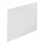 Nuie Acrylic Curved B-Bath Shower End Panel 750mm