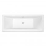 Nuie Asselby Square Double Ended Bath 1700mm L x 750mm W