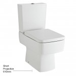 Nuie Bliss Semi Flush to Wall Pan, Cistern & Seat