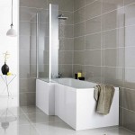 Nuie Gloss White MDF 1700mm Shower Bath Front Panel