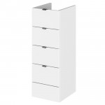 Hudson Reed 300mm Drawer Unit In Gloss White