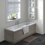 Hudson Reed Grey Avola 700mm MDF Bath End Panel & Plinth