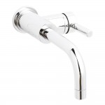 Hudson Reed Tec Lever Wall Mounted Basin Mixer Tap - Chrome